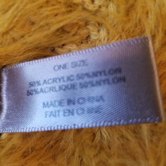 Look By M Fuzzy Poncho Open Cardigan Sweater - Picture 6 of 7